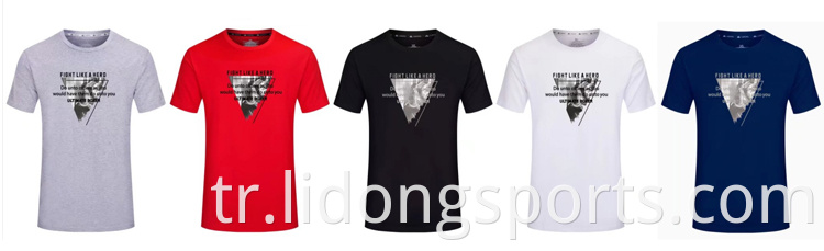 Özel egzersiz tişört grafik tişörtler oem tshirt büyük boy tshirt tişörtler erkekler için